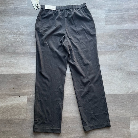 NWT Dana Buchman® Midrise Comfort-Waist Pull-On Gray Pants - 10 - Picture 4 of 7